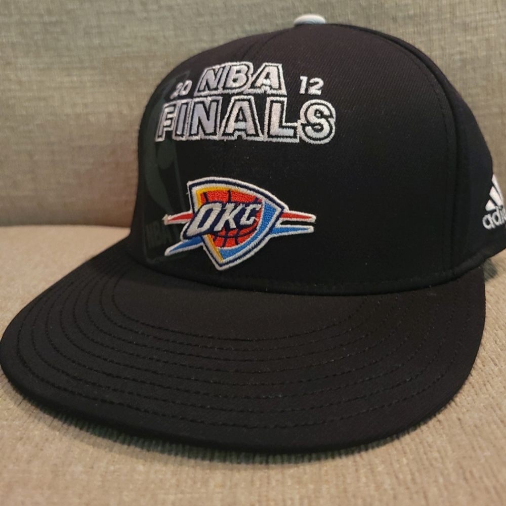 Adidas NBA 2012 Finals Oklahoma City Thunder Hat *OS*
